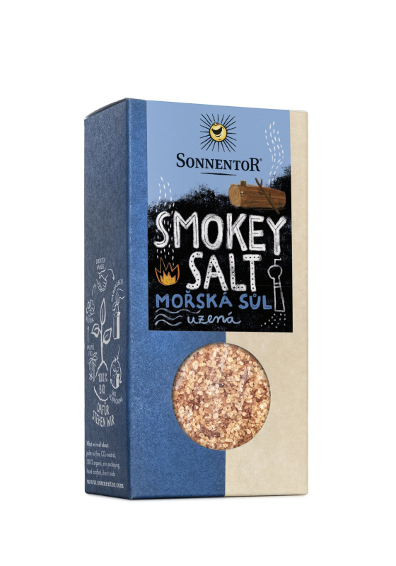 Sonnentor Smokey Salt konv., uzená mořská sůl 150g