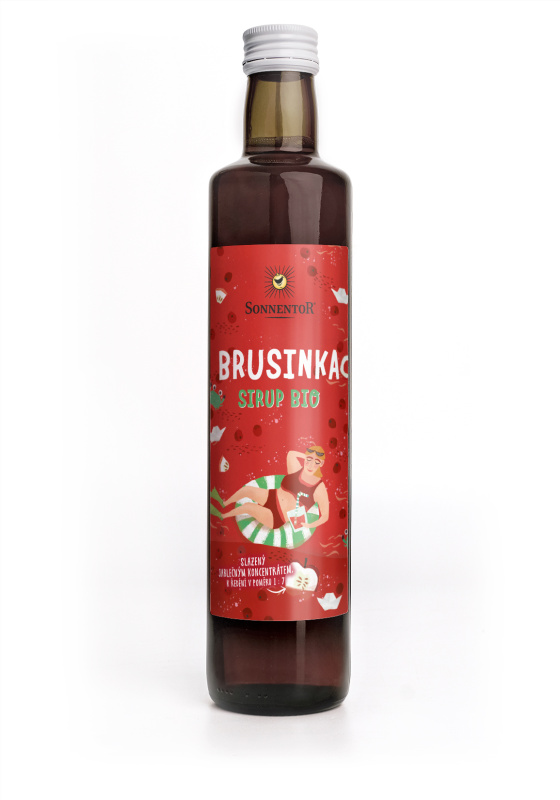 Sonnentor Brusinka sirup bio 500 ml