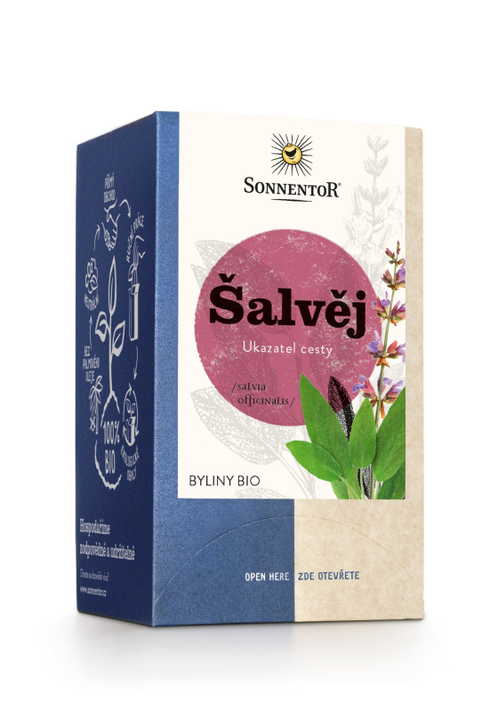 Sonnentor Šalvěj bio 18g porc. dvoukomorový