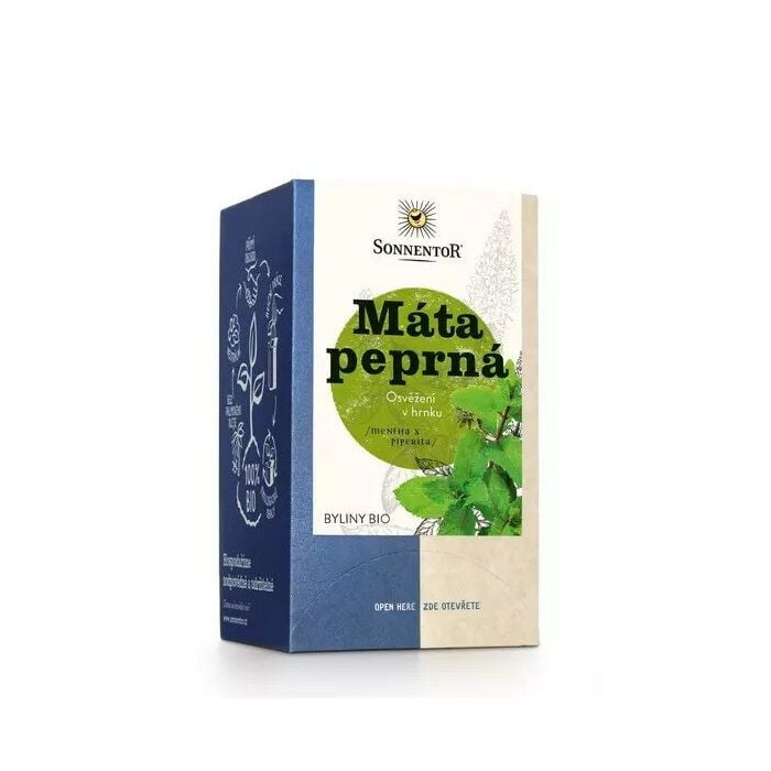 Sonnentor Máta peprná bio 18g porc.dvoukomorový
