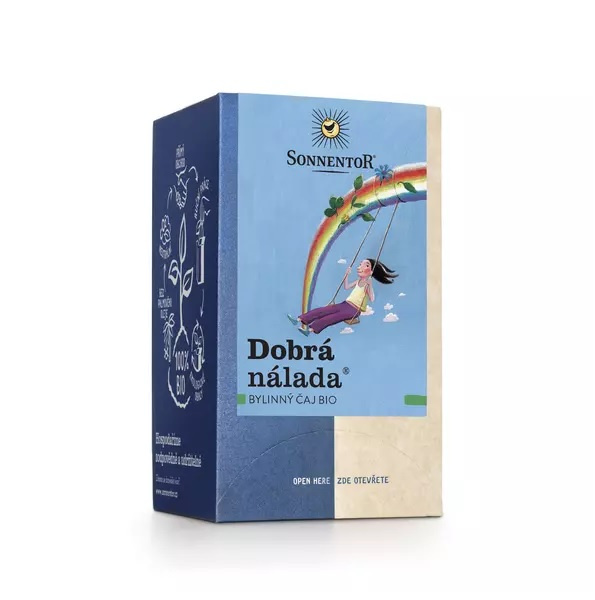 Bylinný čaj Sonnentor - Dobrá nálada, bio, 18 x 1,5 g