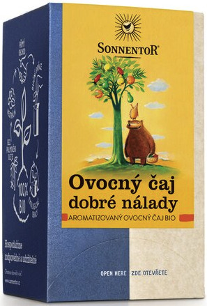 Ovocný čaj Sonnentor - čaj Dobré nálady, bio, 18 x 2,8 g