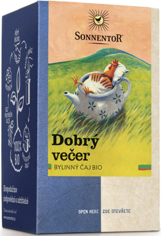 SONNENTOR Dobrý večer bylinný čaj BIO 18 nálevových sáčků