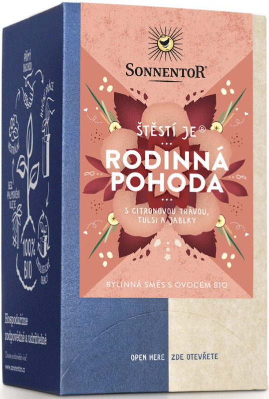 Sonnentor Štěstí je rodinná pohoda - sáčkový čaj 27g