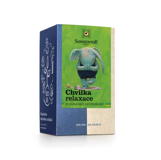 Sonnentor Chvilka relaxace bio 18 g porc. dvoukomorový