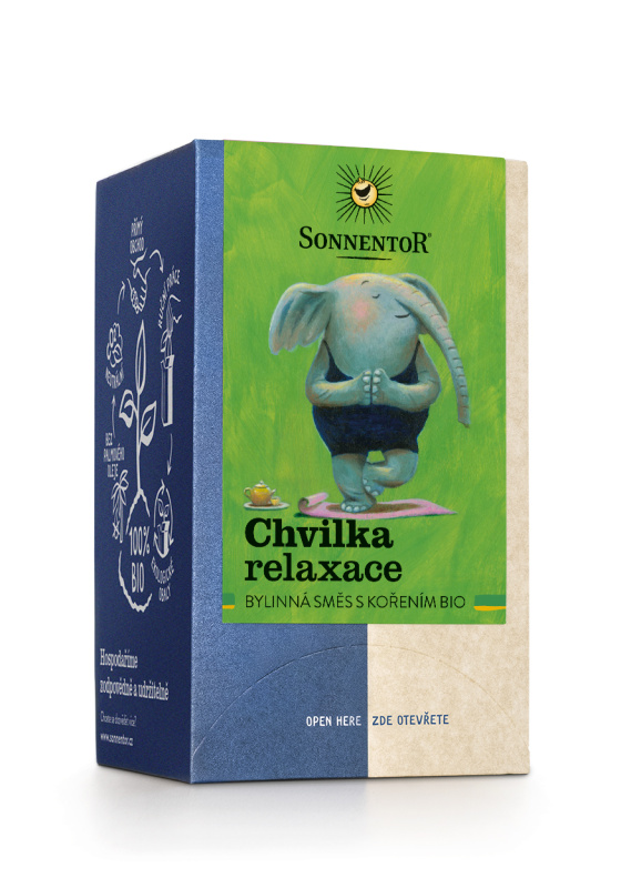 Sonnentor Chvilka relaxace bio 18 g porc. dvoukomorový