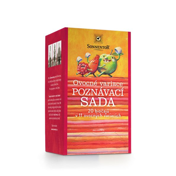 SONNENTOR Čaj ovocná poznávací sada BIO 20 sáčků