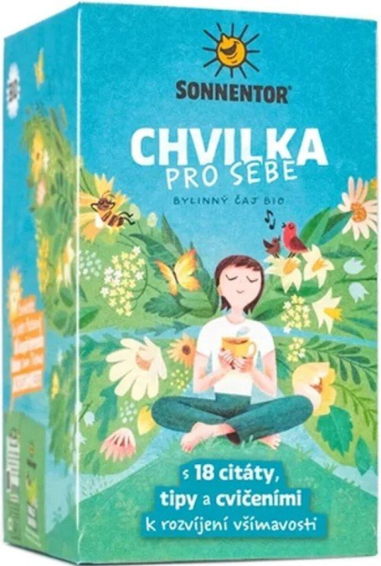 Chvilka pro sebe bio (čaj bio, bylinná směs, porcovaná, 21,6 g)