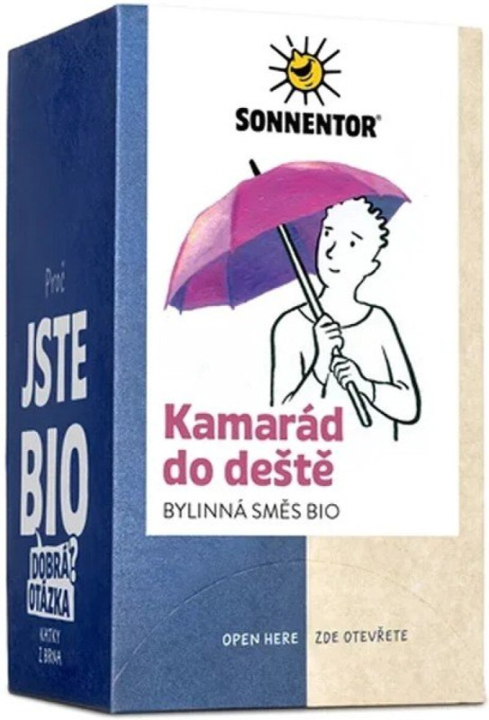 Kamarád do deště bio (čaj bio, bylinná směs, porcovaná, 27 g)