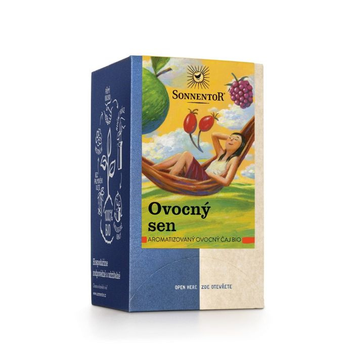 Ovocný čaj Sonnentor - Ovocný sen, bio, 18 x 2,5 g, 45 g