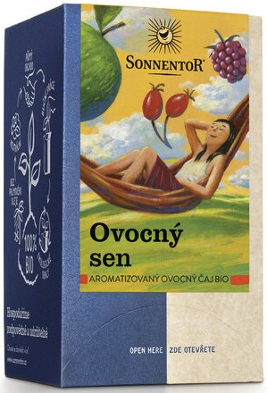 Ovocný čaj Sonnentor - Ovocný sen, bio, 18 x 2,5 g, 45 g