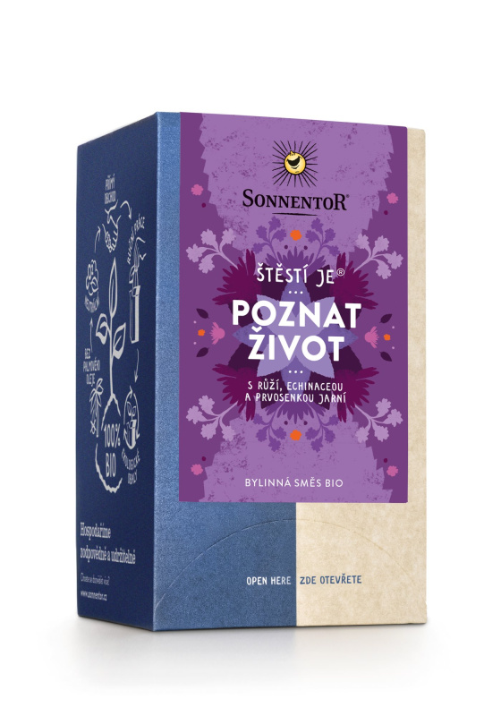 Sonnentor Štěstí je poznat život bio 27g porc. dvoukomorový