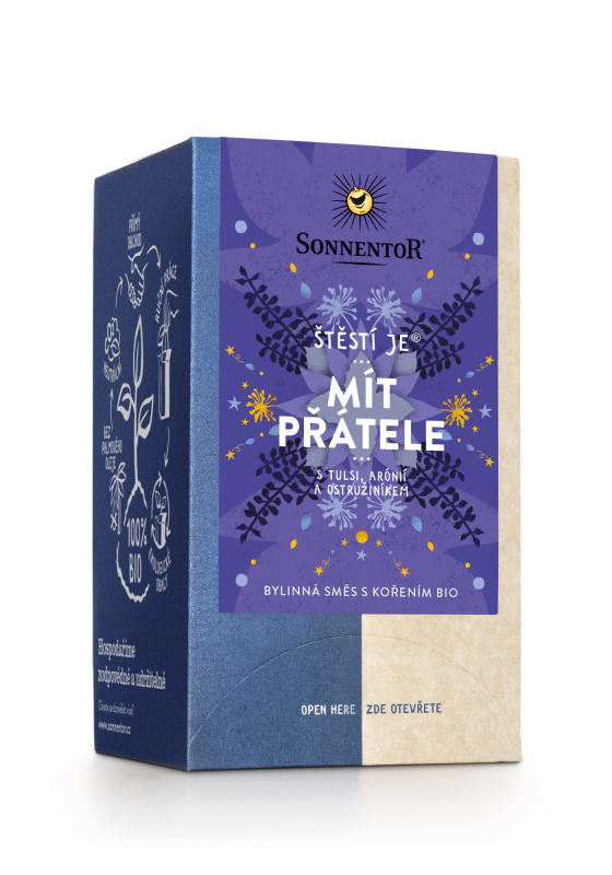 Sonnentor Štěstí je® mít přátele bio 27 g porc. dvoukomorový