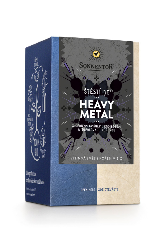 Sonnentor Štěstí je® Heavy Metal bio 27 g porc. dvoukomorový