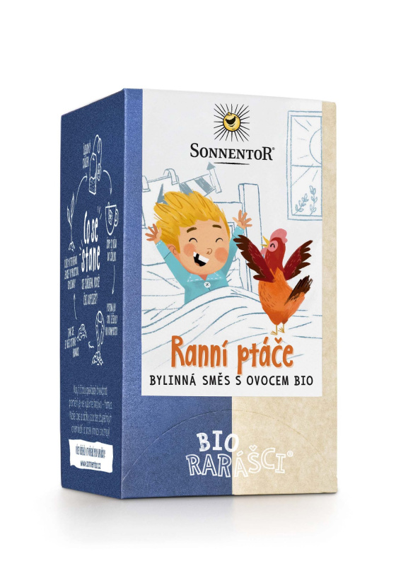 Sonnentor Ranní ptáče Biorarášci bio 32,4g porc. dvoukomorový