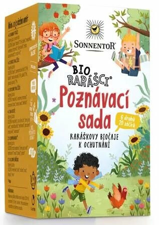 Sonnentor Biorarášci Poznávací sada čajů pro děti BIO 32,8g