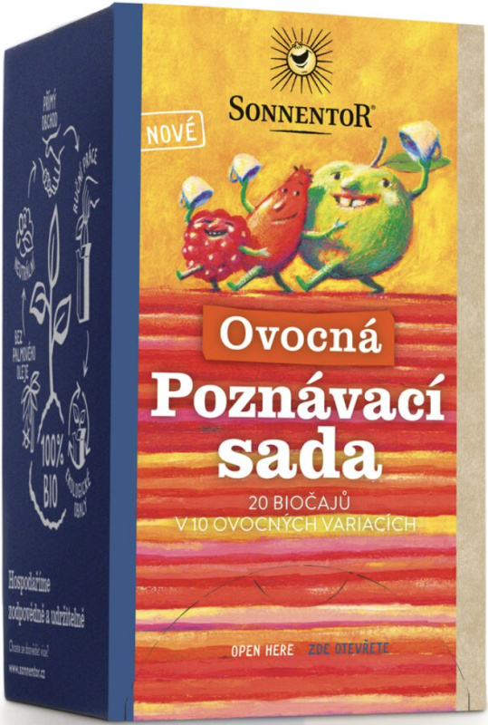 Sonnentor Ovocná variace čajů - poznávací sada BIO 47,6g