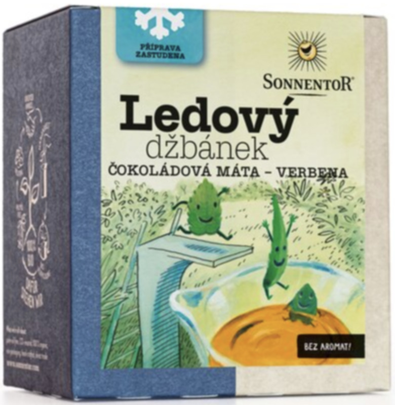Sonnentor Ledový džbánek Čokoládová máta a verbena BIO 32 g