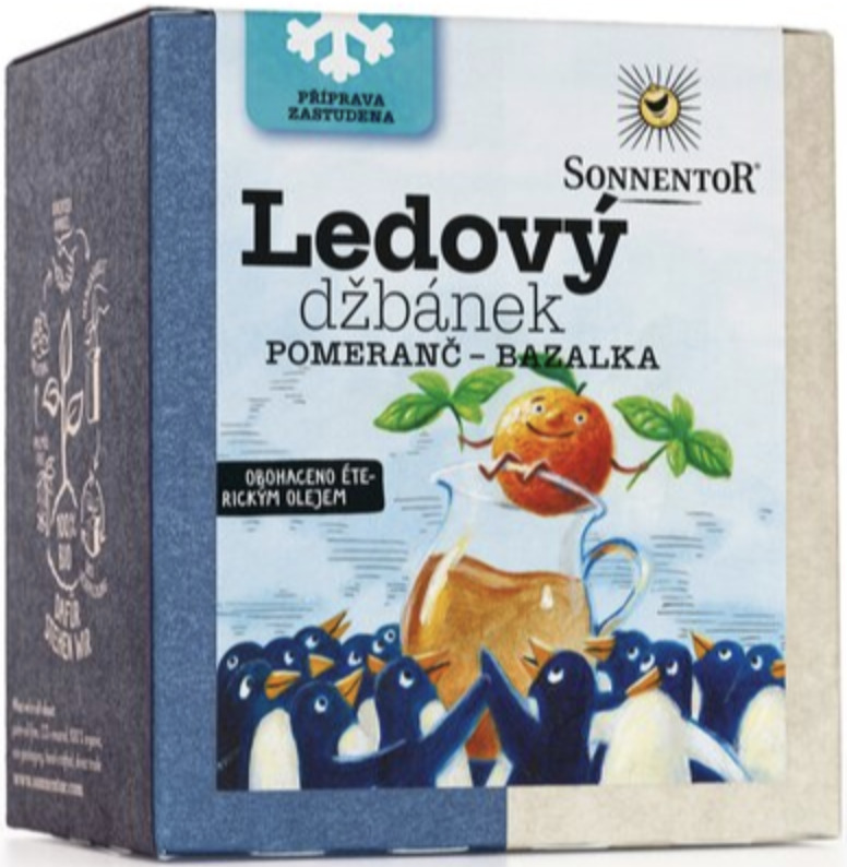 Sonnentor Ledový džbánek pomeranč bazalka BIO 40 g