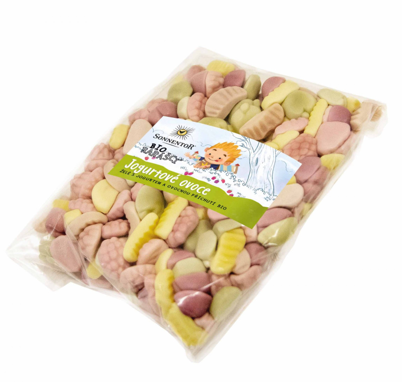 Sonnentor Jogurtové ovoce - želé s jogurtem a ovocnou příchutí bio 1kg