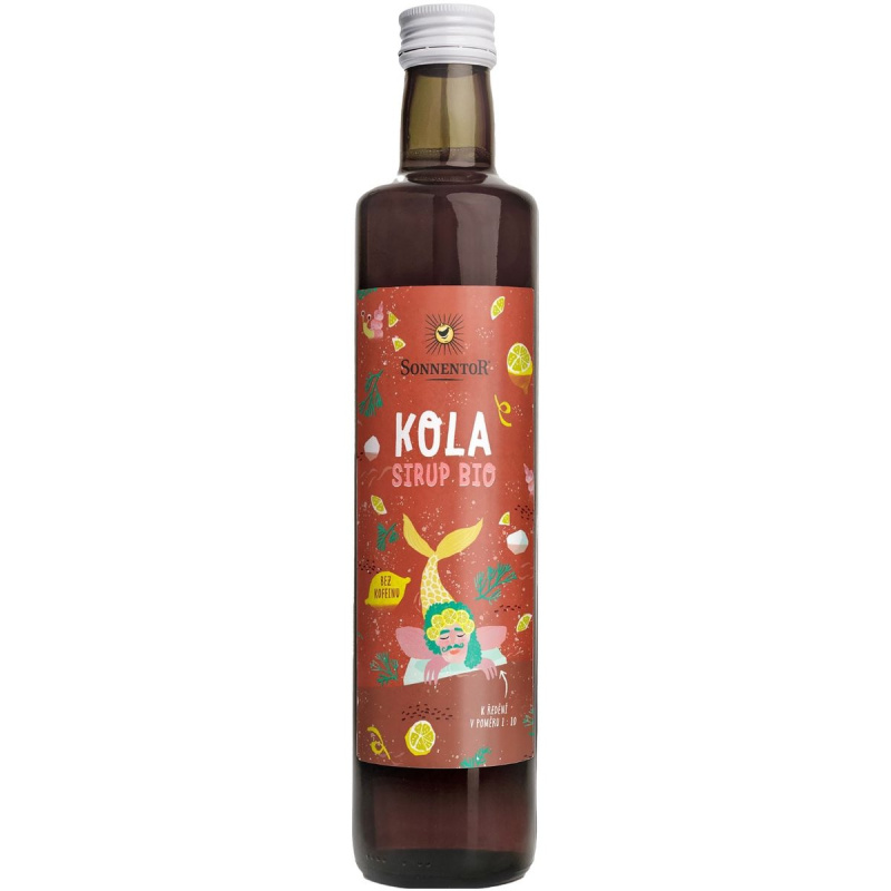 Sonnentor BIO sirup kola sklo