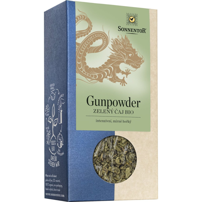 Sonnentor BIO Gunpowder zelený čaj