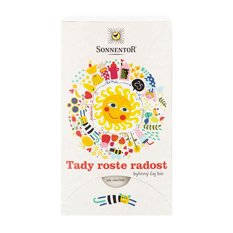 SONNENTOR Čaj tady roste radost BIO 18 sáčků
