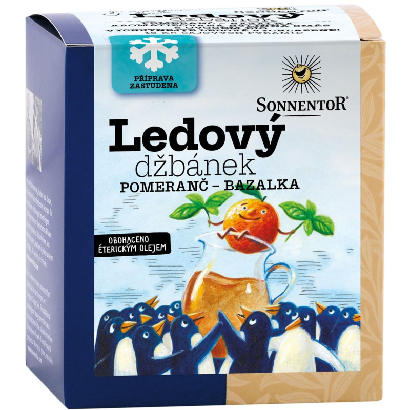 Sonnentor BIO Ledový džbánek pomeranč a bazalka