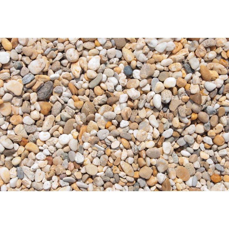 Říční oblázky pestrobarevné 8-16 mm 10 kg PE pytel