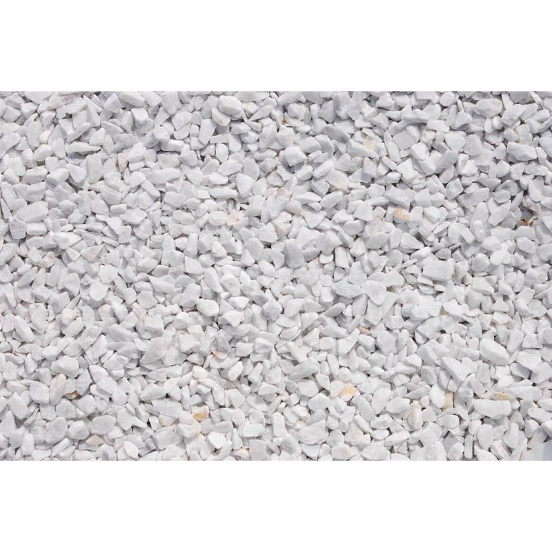 Mramorová drť carrarská bílá 9-12 mm 10 kg PE pytel