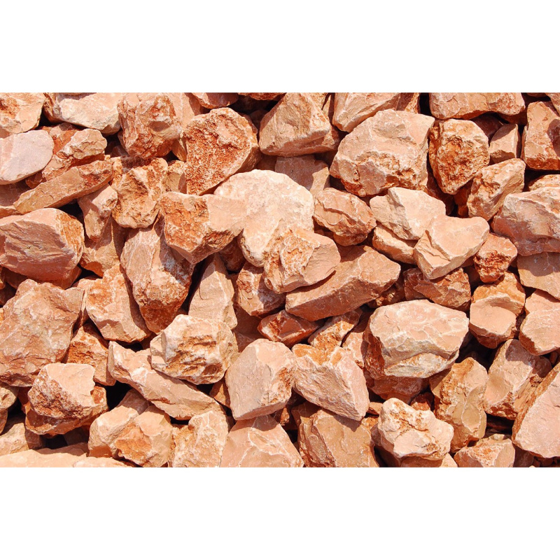 Mramorové kamenivo veronská červená 25-50 mm 25 kg PE pytel