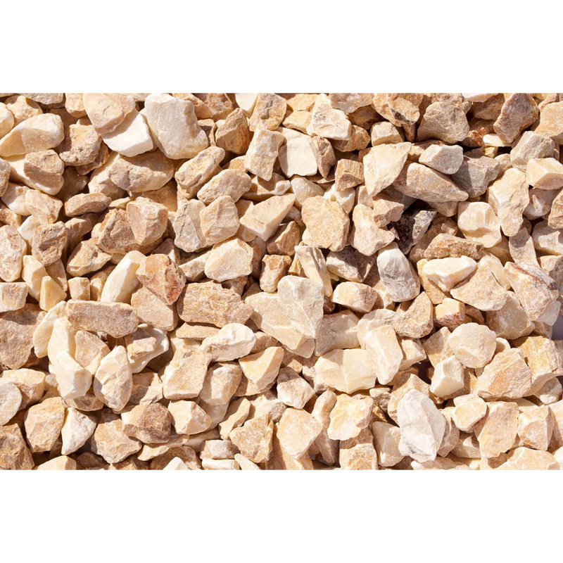 Mramorová drť sienská žlutá 22-32 mm 25 kg PE pytel