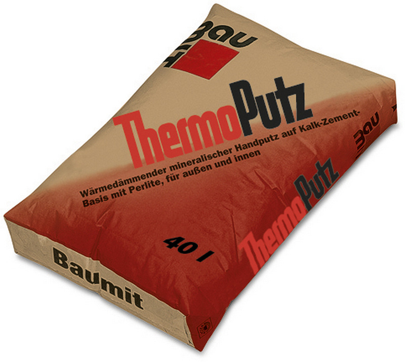 Omítka tepelněizolační Baumit ThermoPutz s perlitem 2 mm 40 l