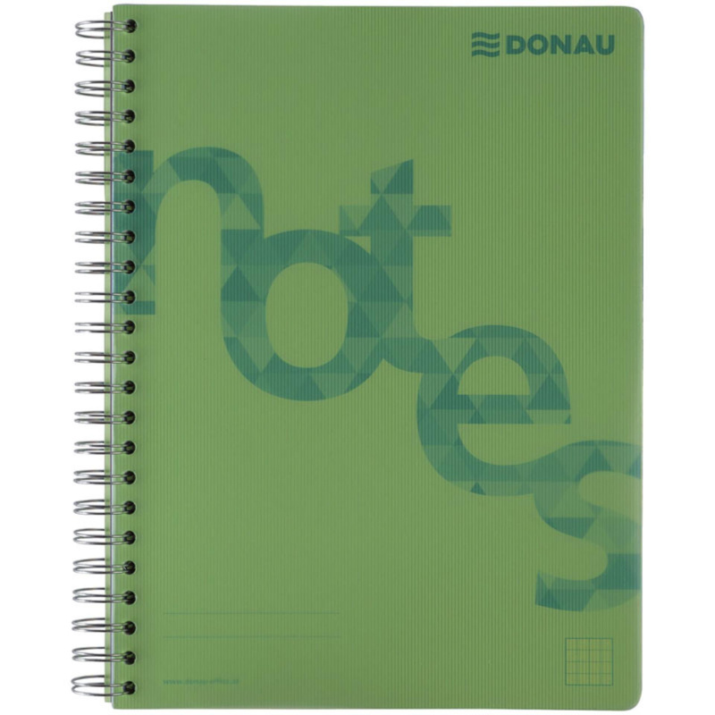 Blok Donau College - A4, čtverečkovaný, zelený