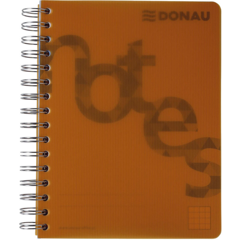 Blok Donau College - A5, čtverečkovaný, oranžový