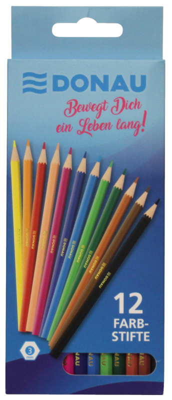 Pastelky Donau, 12 ks, nelámavé 134114