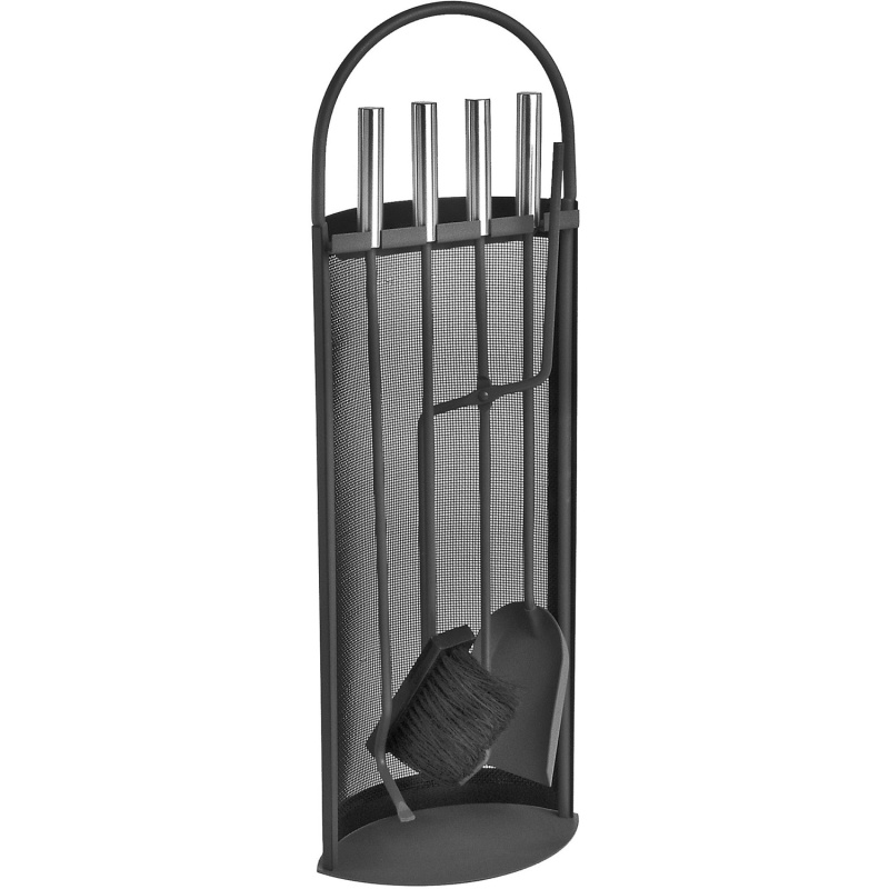 Krbové nářadí 4dílné černý lak nerezové rukojeti