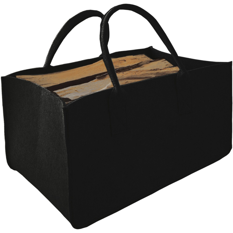 Filcová úložná taška skládací černá