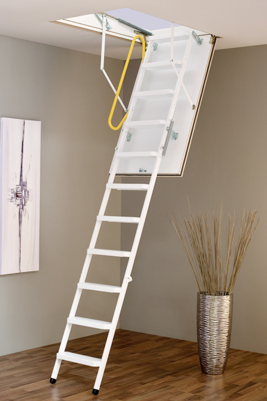 Půdní schody Minka Alpine Steel Stavební otvor: 70x120 cm, Maximální výška: 275 cm