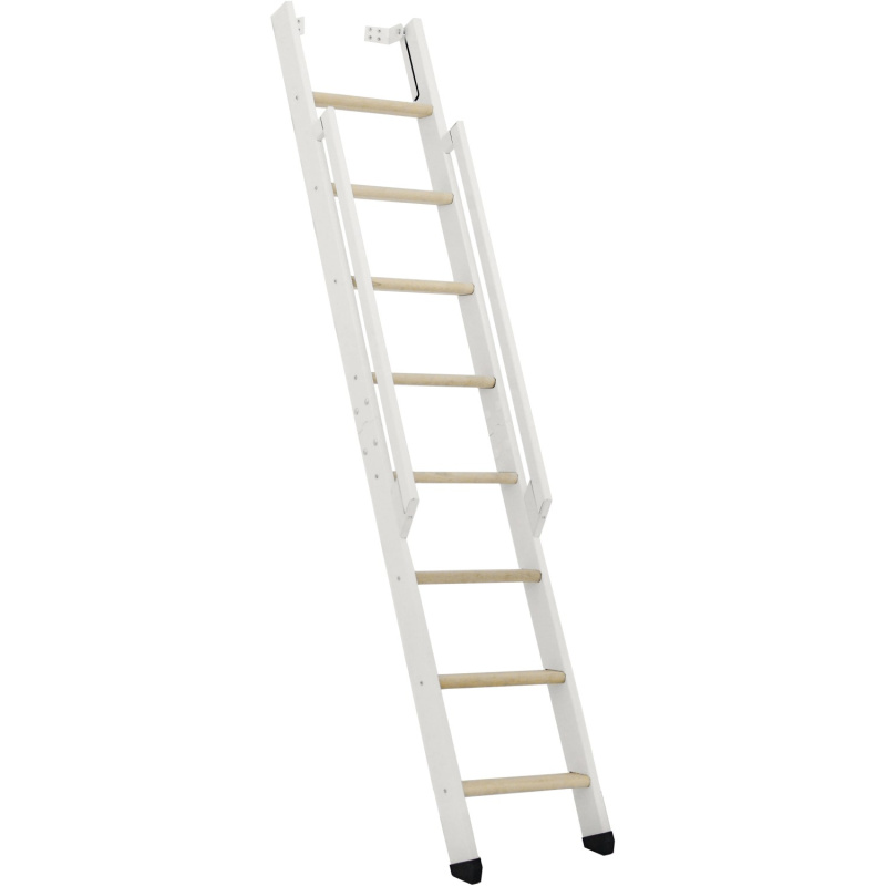 Minka STAIRS Přímé žebříkové schodiště Strong smrk/bílá, 8 schodů, 199 cm