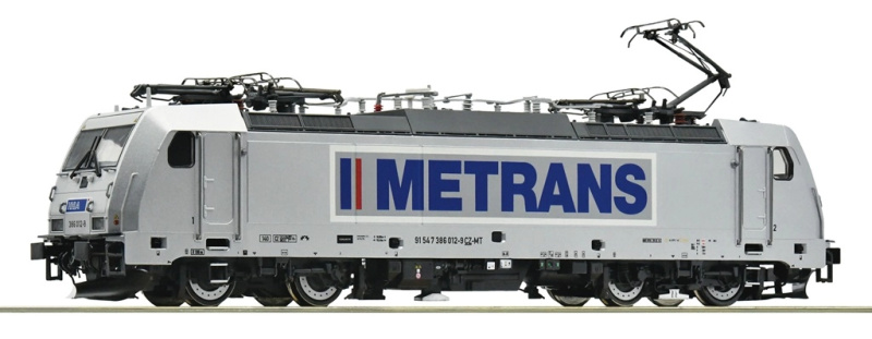 Roco Elektrická lokomotiva 386 012-9 Metrans - 7500016