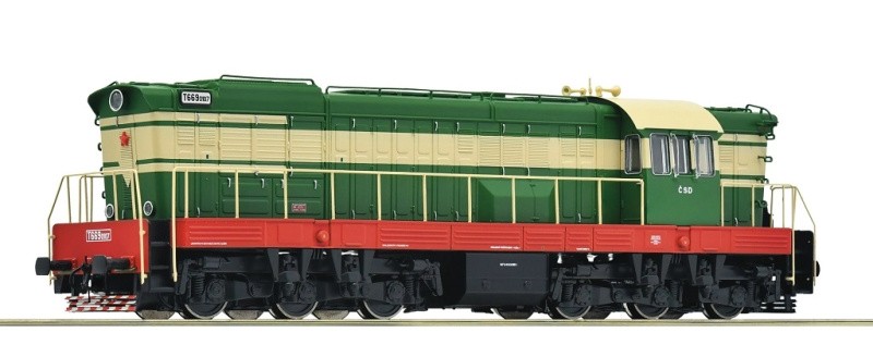 Roco Dieselová lokomotiva T 669.0107, ČSD - 7300012