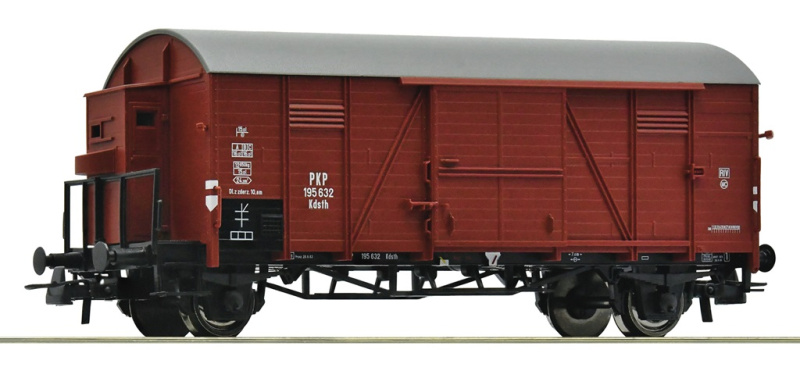 Roco Krytý nákladní vagón typu Kdsth, PKP - 6600059
