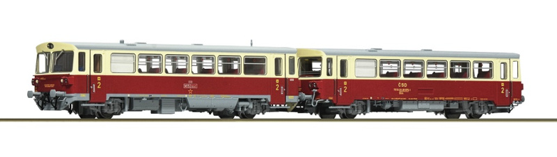 Roco Dieselový motorový vůz M 152 0059 s přípojným vozem Blm ČSD - 7780001