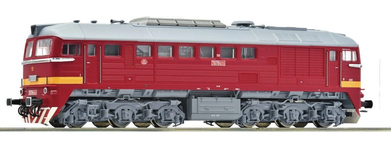 Roco Dieselová lokomotiva T679.1 ČSD IV, digitální - 7310061