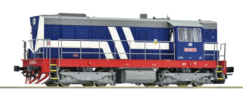 Roco Dieselová lokomotiva 742 007-8 ČD Kocour - 7300063