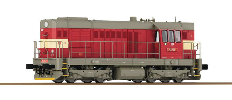 Roco H0 dieselová lokomotiva ř. 742 ČD Kocour 7300014