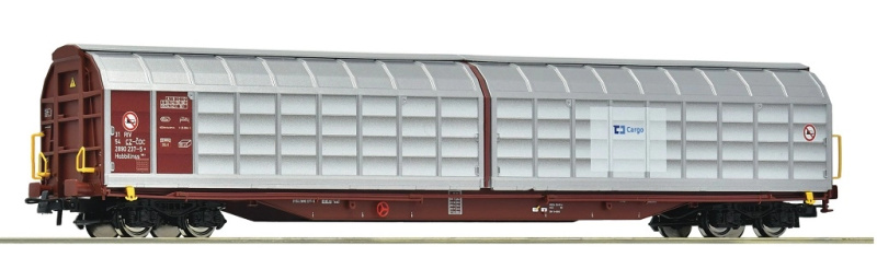 Roco Čtyřnápravový vagón s posuvnými stěnami, ČD Cargo – 6600167