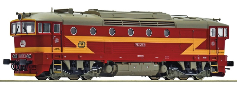 Roco Dieselová lokomotiva 753 211-2 ČD Brejlovec - 7300088
