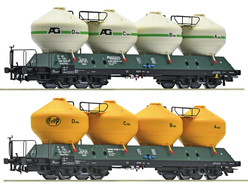 Roco Sada 2 ks silo vozů Uacs 451.1 ČSD - 6600236